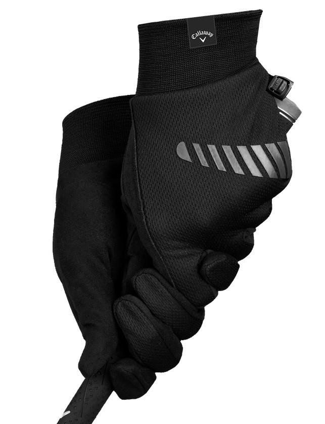 Callaway Thermal Grip herr golfhandskar (par), svart