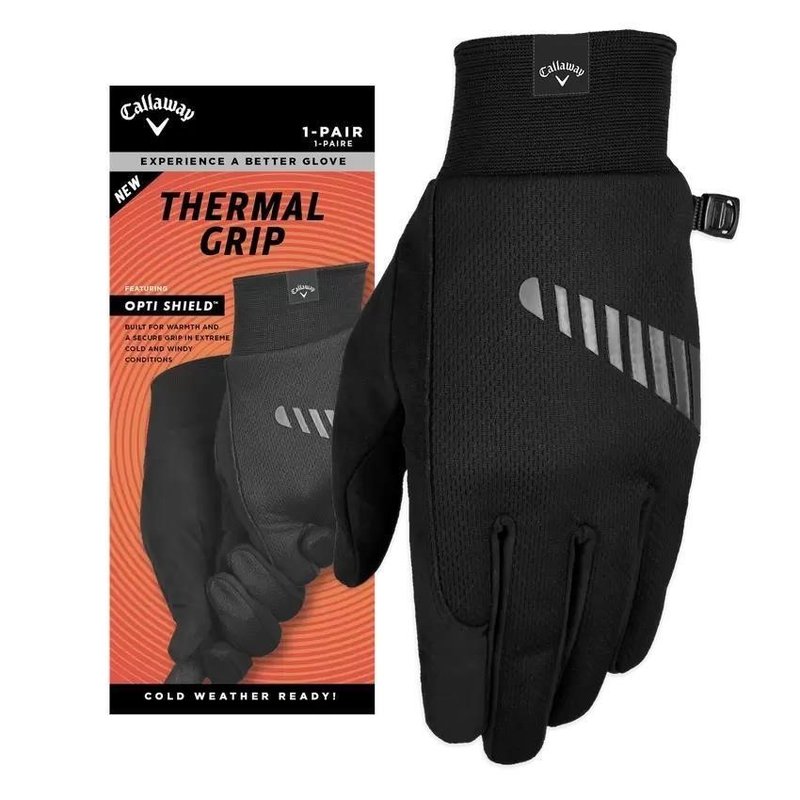 Callaway Thermal Grip damhandskar i golf (par), svart