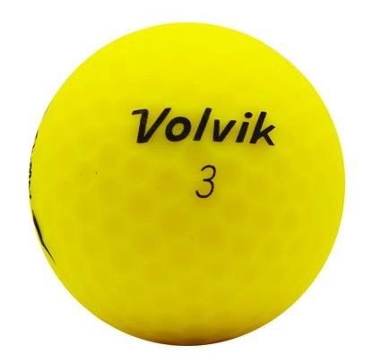 Volvik VIMAT golfbollar, matt gul