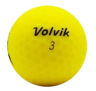Volvik VIMAT golfbollar, matt gul