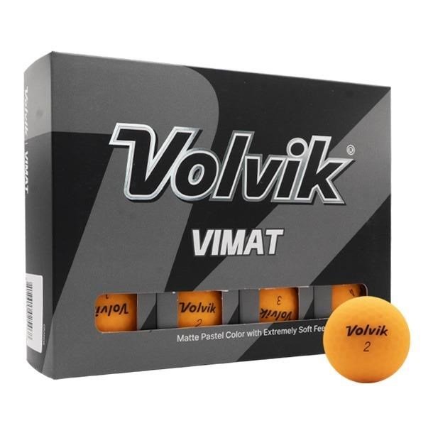 Volvik VIMAT golfbollar, orange