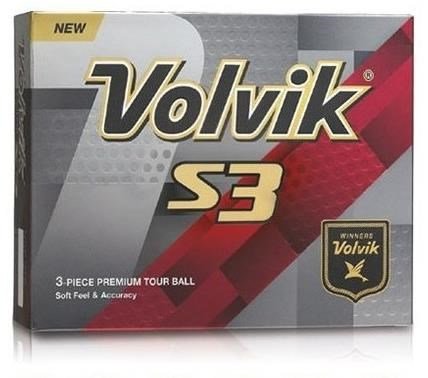 Volvik S3 golfbollar, orange
