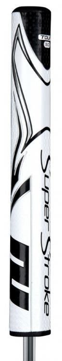SuperStroke Zenergy Tour 3.0 putter grip, vit/svart