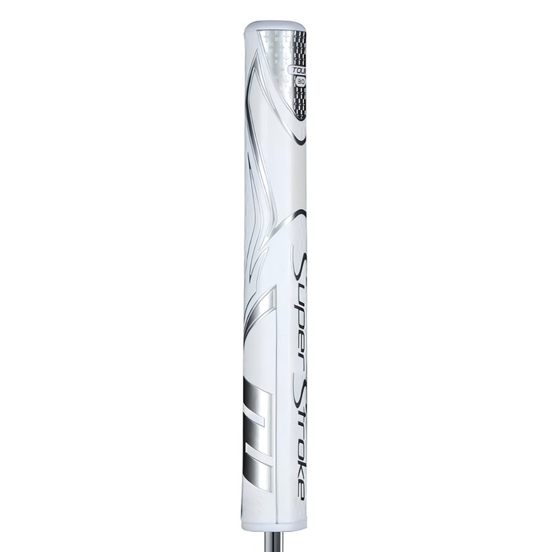 SuperStroke Zenergy Tour 3.0 putter grip, vit/silver