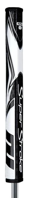 SuperStroke Zenergy Flatso 1.0 putter grip, svart/vit