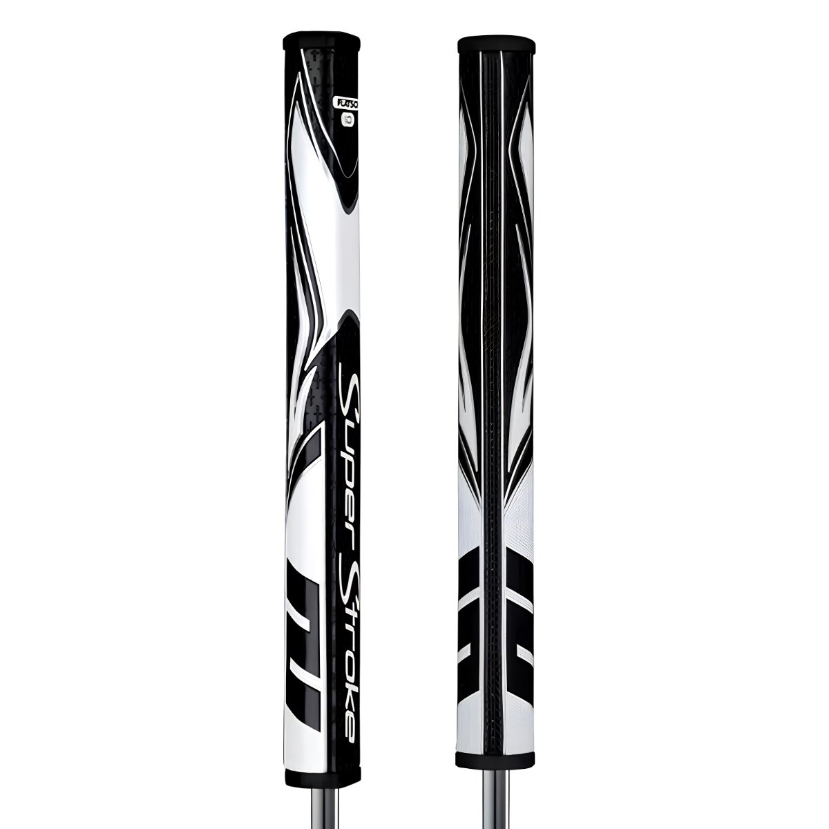 SuperStroke Zenergy Flatso 1.0 putter grip, svart/vit