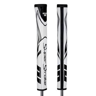 SuperStroke Zenergy Pistol GT 2.0 putter grip, vit/svart