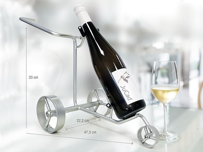 JuCad JuCad miniature trolley – wine bottle holder