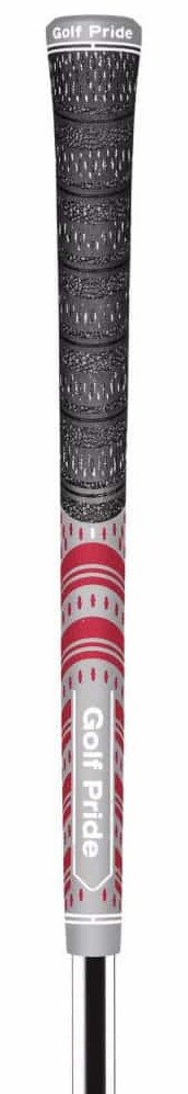 Golf Pride MCC Teams grip (.60 RND), MIDSIZE, grå/röd