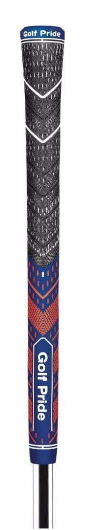 Golf Pride New Decade Multi Compound MCC Teams grip, STANDARD, navy/orange