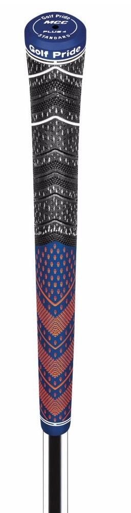 Golf Pride New Decade Multi Compound MCC Teams grip, STANDARD, navy/orange