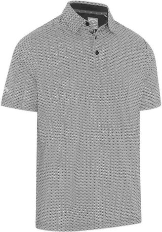 Callaway Tee Allover Print herr polo, caviar
