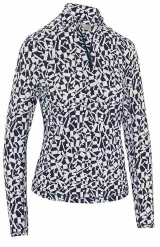 Callaway Two Tone Geo dam sweatshirt, peacoat