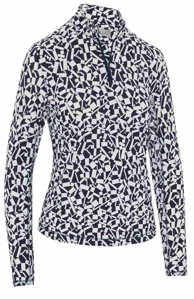Callaway Two Tone Geo dam sweatshirt, peacoat