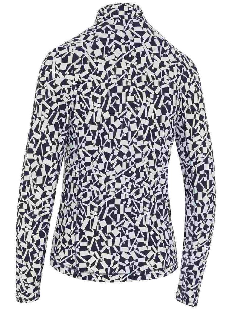Callaway Two Tone Geo dam sweatshirt, peacoat