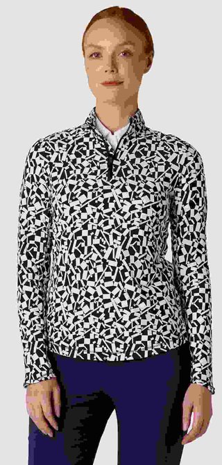 Callaway Two Tone Geo dam sweatshirt, peacoat