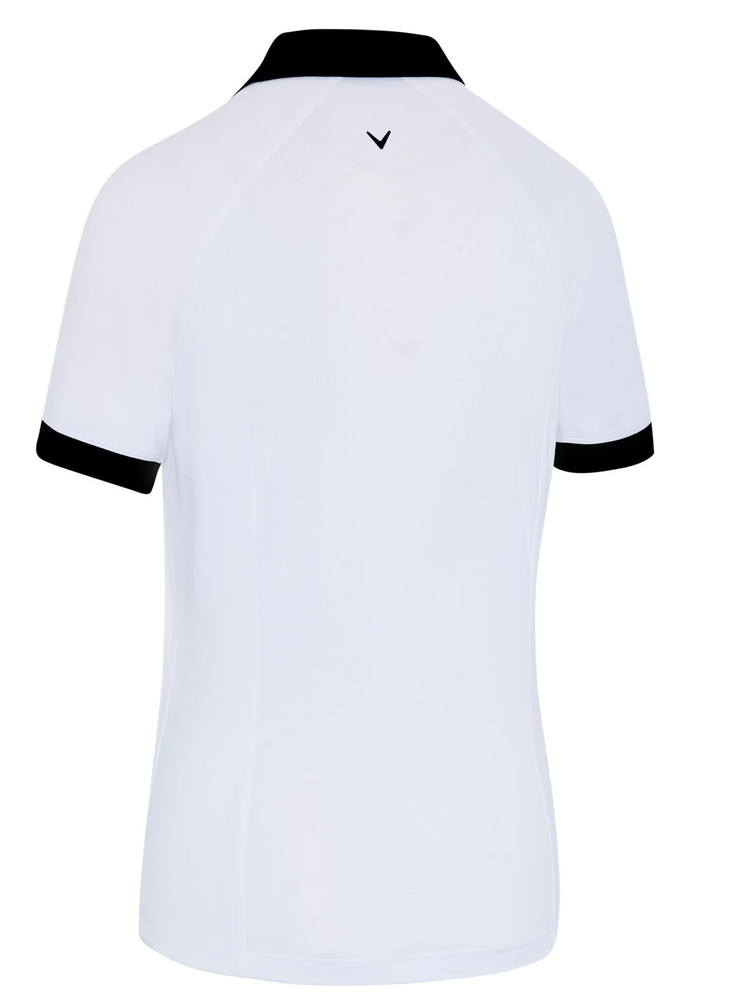 Callaway V-Placket Colorblock dampolo, brilliant white/caviar