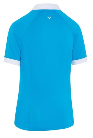Callaway V-Placket Colorblock dam polo, vivid blue