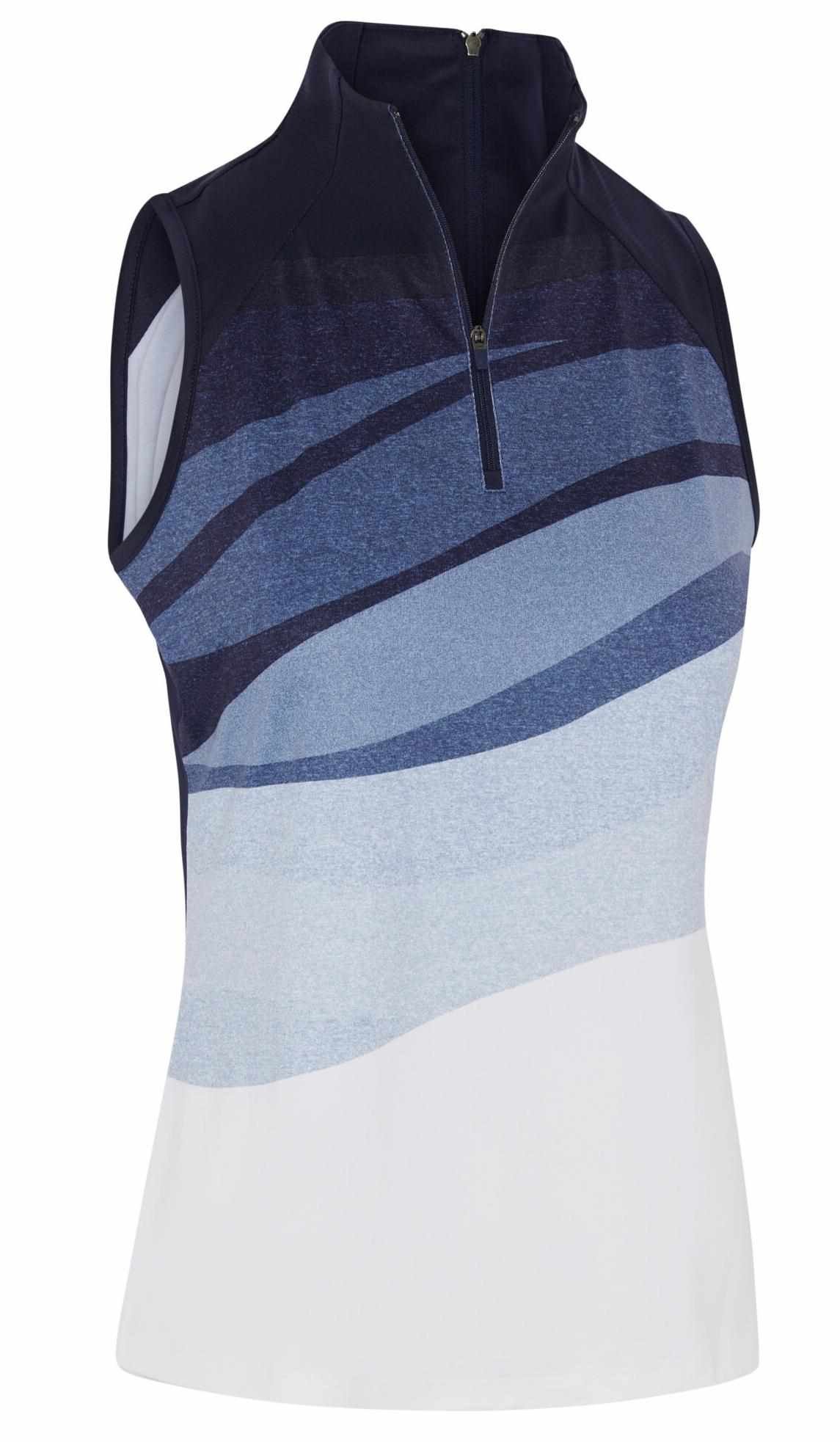 Callaway Gradient Wave Sleeveless dampolo, peacoat