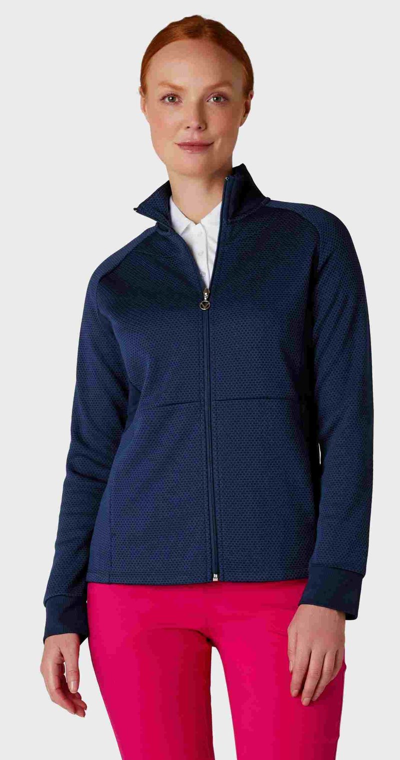 Callaway Full Zip Hexagon damjacka, peacoat