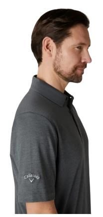 Callaway Premium Jacquard herr polo, caviar