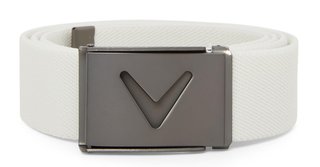 Callaway V-Logo Web herrbälte, bright white