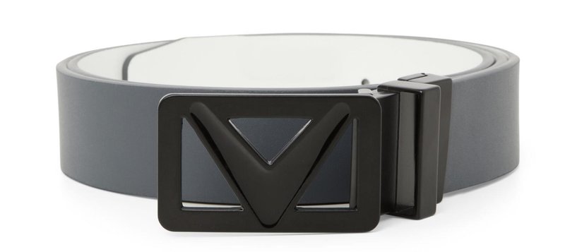 Callaway Reversible herrbälte, grå/vit