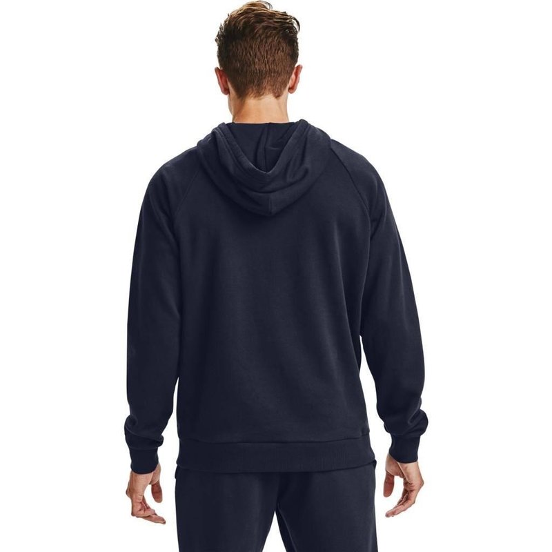Under Armour Rival Fleece Big Logo herr hoodie, midnight navy