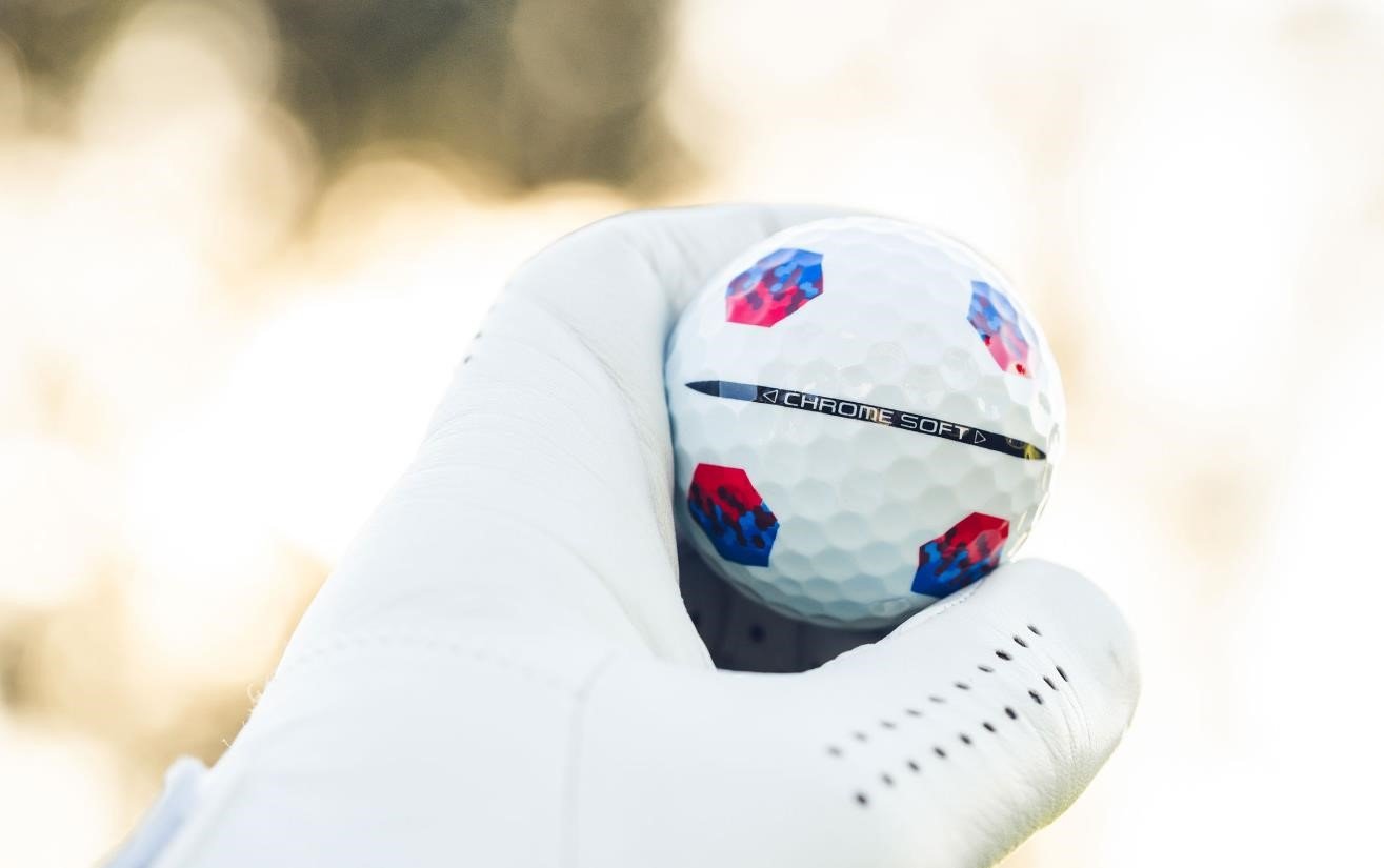Callaway Chrome Soft TruTrack golfbollar, blå/röd
