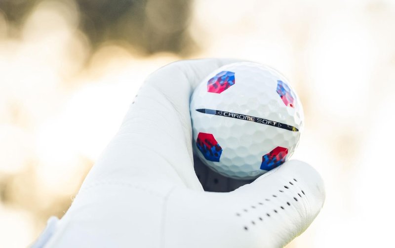 Callaway Chrome Soft TruTrack golfbollar, blå/röd