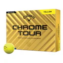 Callaway Chrome Tour 24 golfbollar, gula
