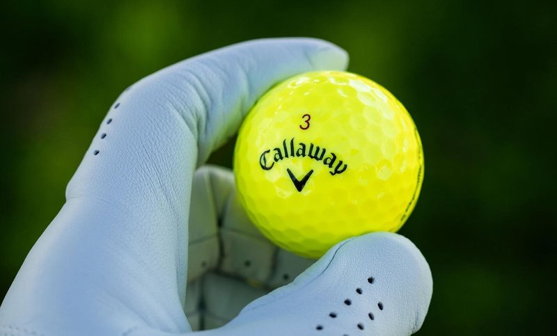 Callaway Chrome Tour 24 golfbollar, gula