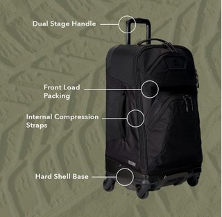 Ogio Renegade 26" 4-Wheel Travel Bag 52L golfbag