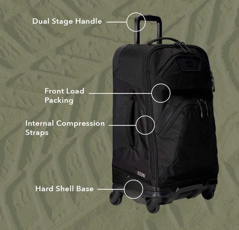 Ogio Renegade 26" 4-Wheel Travel Bag 52L bag, navy abyss