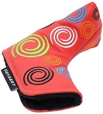 Odyssey Tour Swirl Putter Headcover, röd, Blade