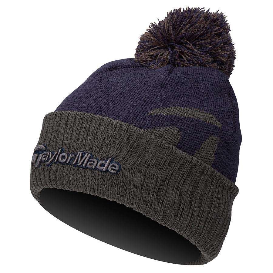TaylorMade Bobble Beanie herr vintermössa, navy