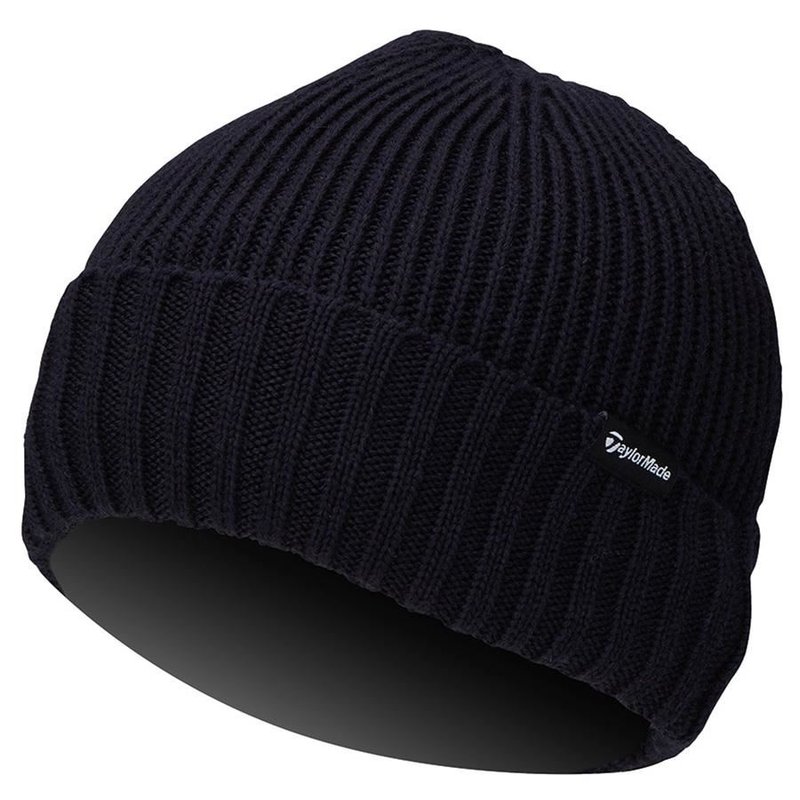 TaylorMade Ribbed Knit herr mössa, marinblå