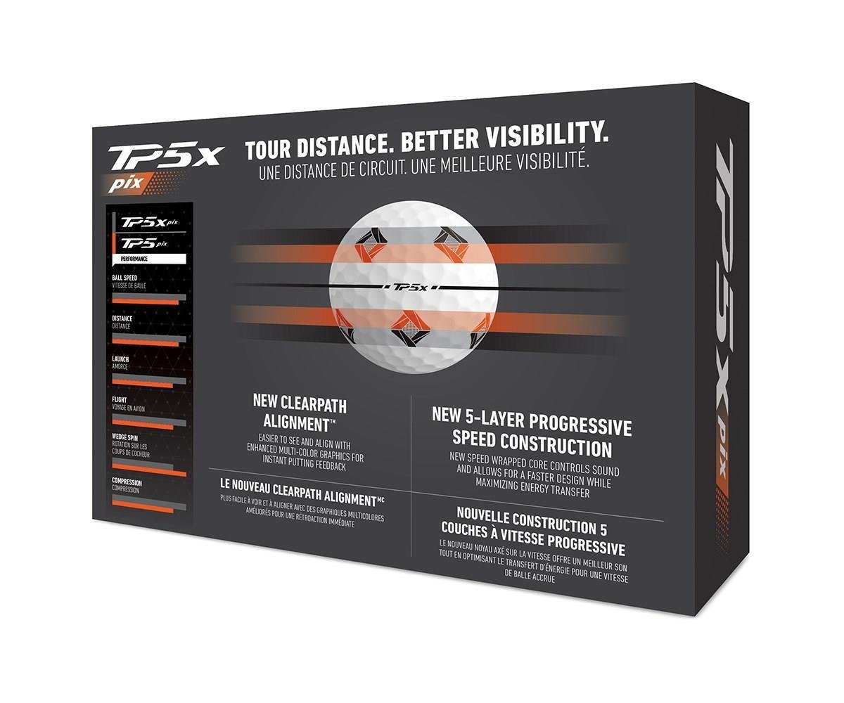 TaylorMade TP5x 24 pix 3.0 golfbollar