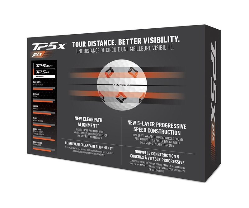 TaylorMade TP5x 24 pix 3.0 golfbollar