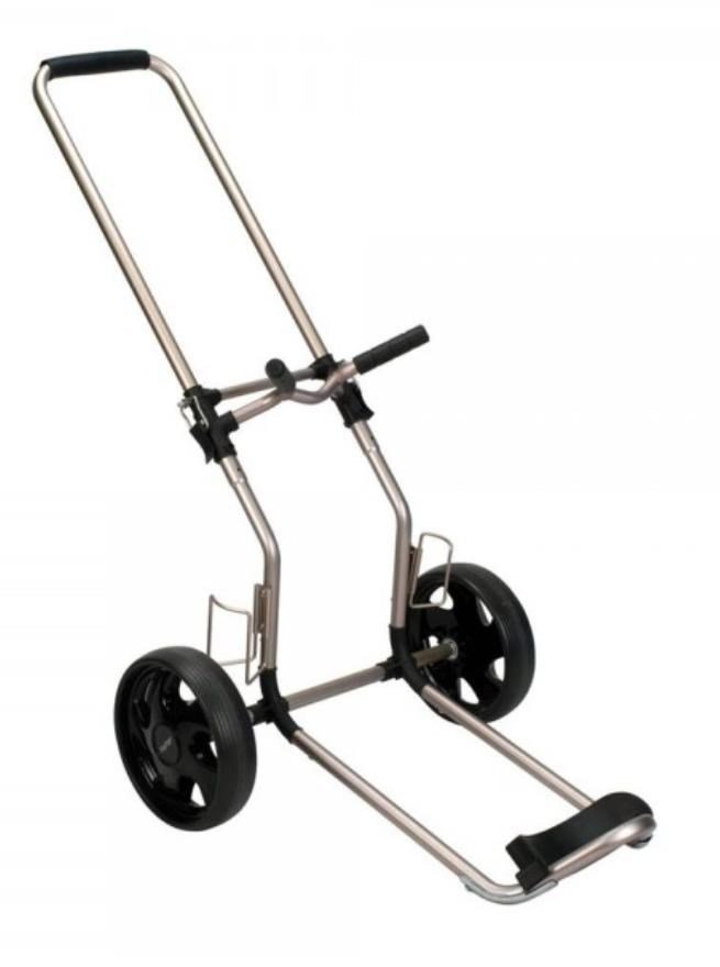 Bag Boy Rental Dual Tube manuell vagn, silver aluminium