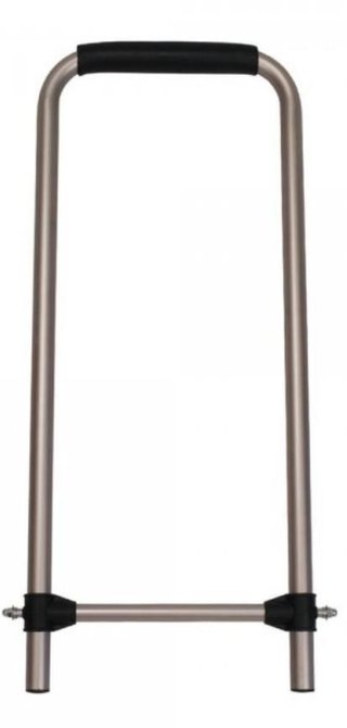 Bag Boy Rental Dual Tube manuell vagn, silver aluminium