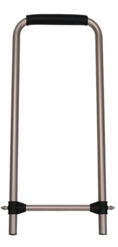 Bag Boy Rental Dual Tube manuell vagn, silver aluminium