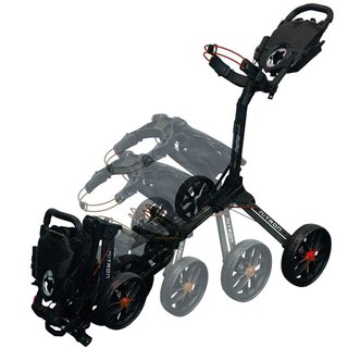 Bag Boy Nitron Auto-Open manuell vagn, grafit/kol