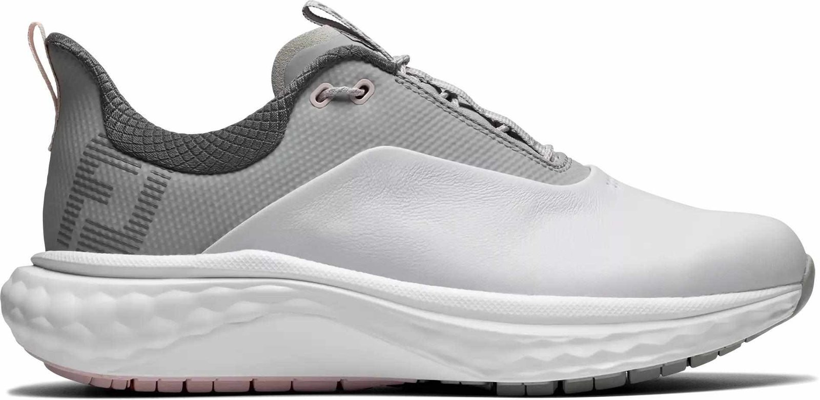 FootJoy Quantum dam golfskor, vit/grå/rosa