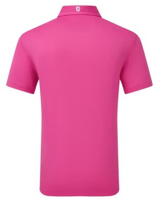 FootJoy Stretch Pique Solid herr polo, het rosa