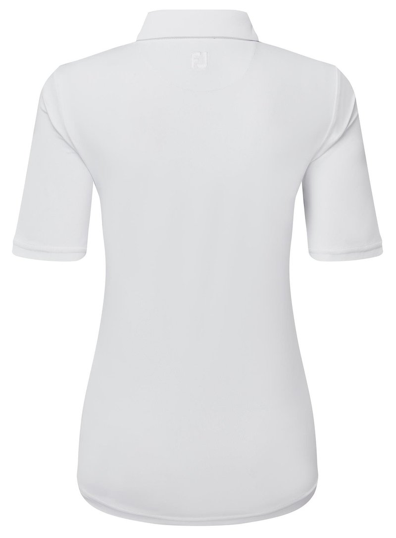 FootJoy Half-Sleeve Pique dampolo, vit