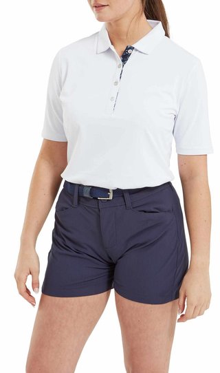 FootJoy Half-Sleeve Pique dampolo, vit