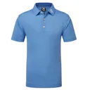 FootJoy Stretch Pique Solid junior polo, blå