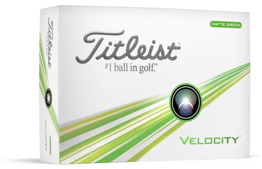 Titleist Velocity golfbollar 2024, gröna