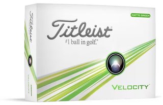 Titleist Velocity golfbollar 2024, gröna